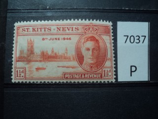 Фото марки Брит. Ст. Киттс Невис 1946г *