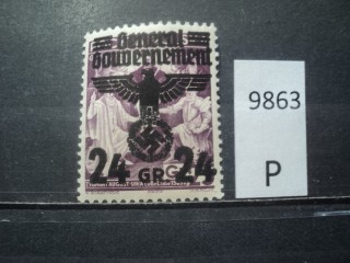 Фото марки Германская оккупация Польши 1938г **