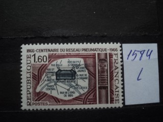 Фото марки Франция 1966г **