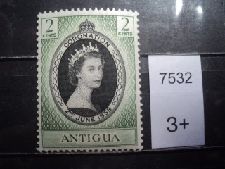 Фото марки Брит. Антигуа 1953г **