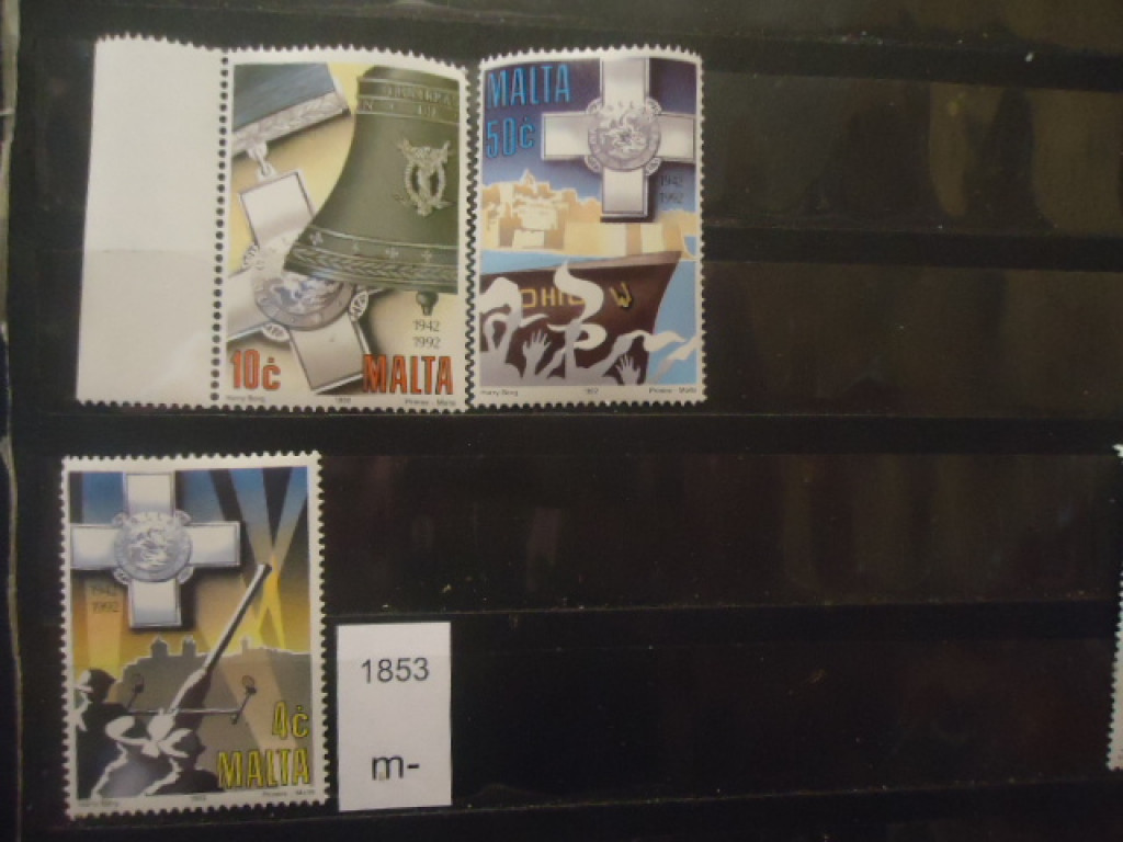 Фото марки Мальта серия 1992г **