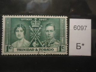 Фото марки Брит. Тринидад и Тобаго 1937г