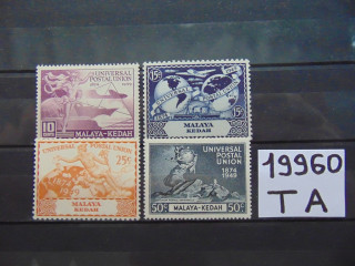Фото марки Британская Малайя серия 1949г **