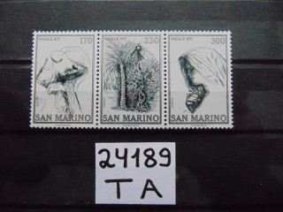 Фото марки Сан Марино серия 1977г **