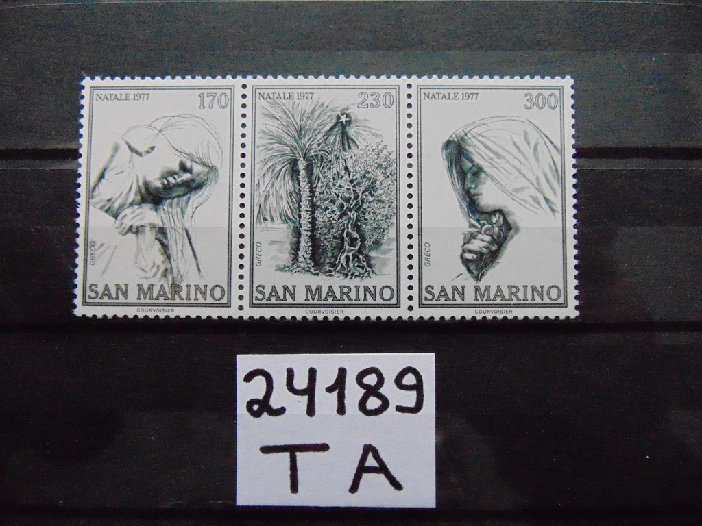 Фото марки Сан Марино серия 1977г **