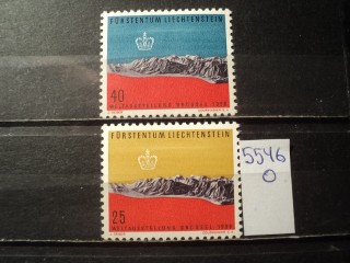 Фото марки Лихтенштейн серия 1958г *