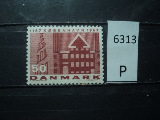 Фото марки Дания 1967г *