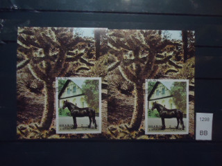 Фото марки Шарджа 1972г 2 одинаковых блока