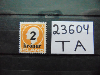 Фото марки Исландия 1925г **