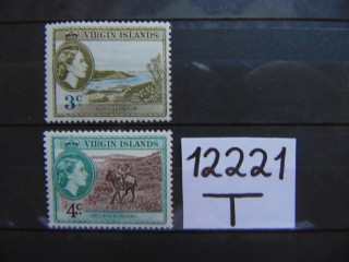Фото марки Британские Виргинские острова 1956г **