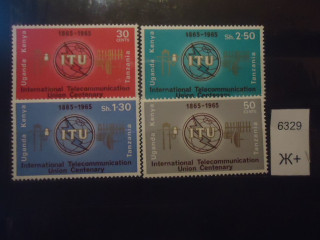 Фото марки Восточная Африка 1965г **