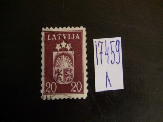 Фото марки Латвия 1940г