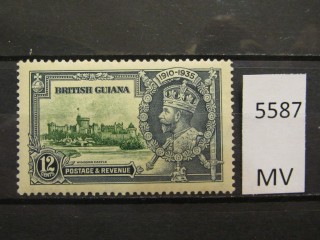 Фото марки Британская Гвиана 1935г *