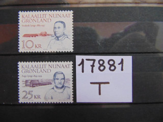 Фото марки Гренландия серия 1990г **