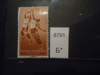 Фото марки Испан. Гвинея 1958г **