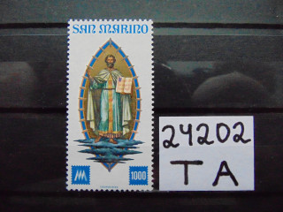 Фото марки Сан Марино марка 1977г **