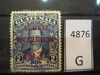Фото марки Гватемала 1934г