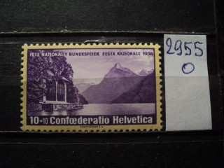 Фото марки Швейцария 1938г **