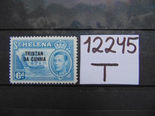 Фото марки Британский Тристран Да Кунья 1952г **