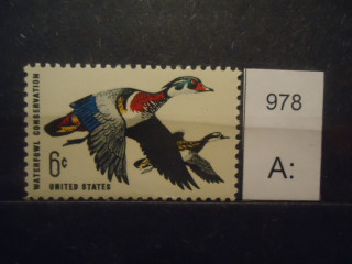 Фото марки США 1968г **