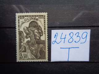Фото марки Французская Гвинея 1939г **
