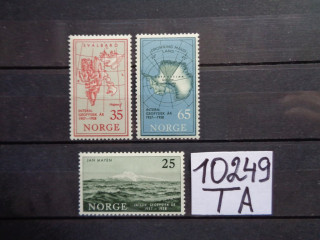 Фото марки Норвегия серия 1957г **