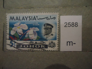 Фото марки Брит. Малайзия шт Джохор 1965-70гг