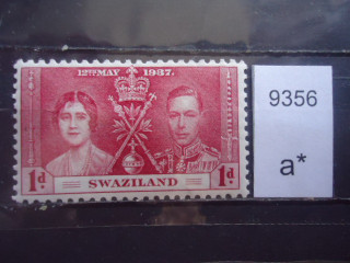 Фото марки Брит. Свазиленд 1937г **