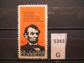 Фото марки Куба 1965г