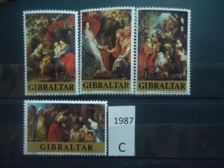 Фото марки Гибралтар 1977г серия **
