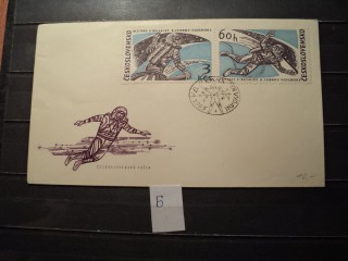 Фото марки Чехословакия конверт FDC