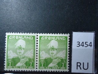 Фото марки Гренландия 1938г пара **