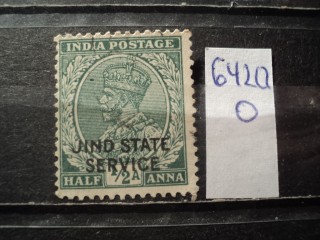 Фото марки Индийский штат Джунд
