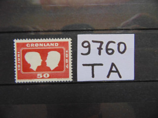 Фото марки Гренландия марка 1967г **