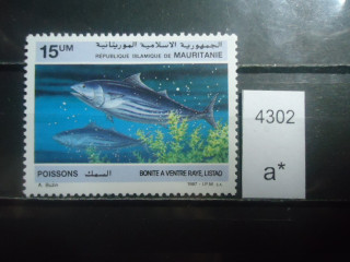 Фото марки Мавритания 1987г **