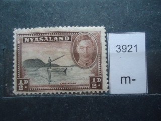 Фото марки Брит. Ньяссаленд 1945г *