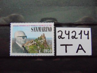 Фото марки Сан Марино марка 1984г **