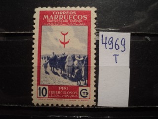 Фото марки Испан. Марокко 1949г *