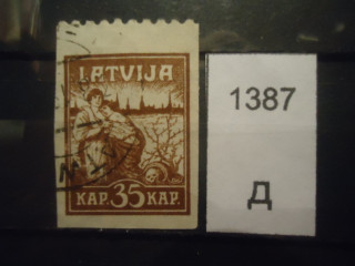 Фото марки Латвия 1919г