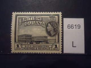 Фото марки Брит. Гвиана 1954г **