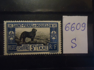 Фото марки Франц. Сент Пьерр и Микелон 1947г *