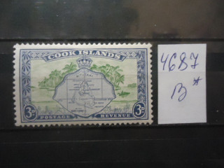 Фото марки Кука острова 1949г **
