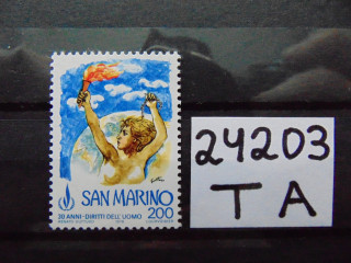 Фото марки Сан Марино марка 1978г **