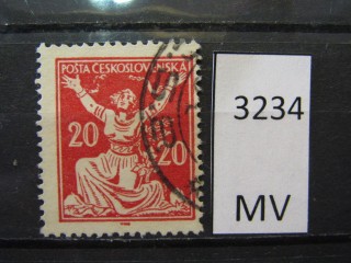 Фото марки Чехословакия 1920г