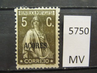 Фото марки Португальские Азорские острова 1921г *