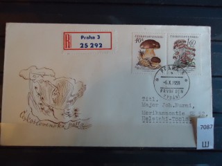Фото марки Чехословакия конверт