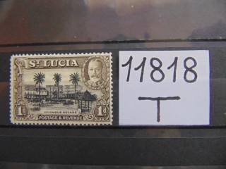 Фото марки Британская Св. Люсия 1936г *