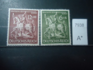 Фото марки Германия Рейх серия 1943г **