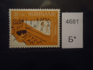 Фото марки Суринам 1958г *