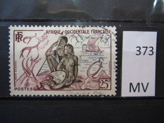 Фото марки Франц. Африка 1954г